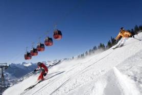 Lyžařské svahy Saalbach Hinterglemm Leogang