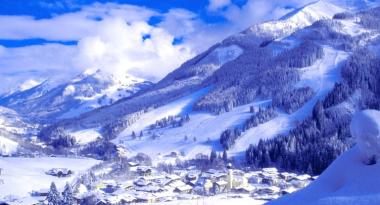 pohled na Leogang