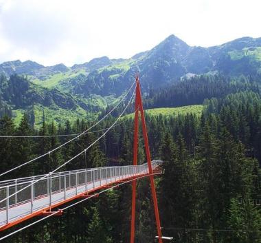 Saalbach - stezka Baumzipfelweg
