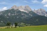 Saafelden am Steinernen Meer - kostel a okolí obce