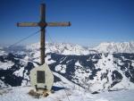 Rakouský Saalbach Hinterglemm s vrcholkem Westgipfel