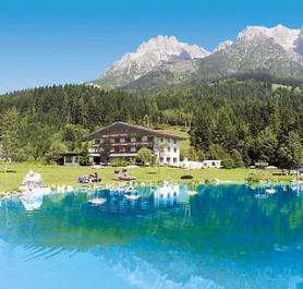 Rakouský hotel Rupertus v létě