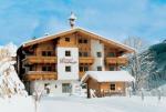 Pohled na zimní dům Hasenau, Rakousko
